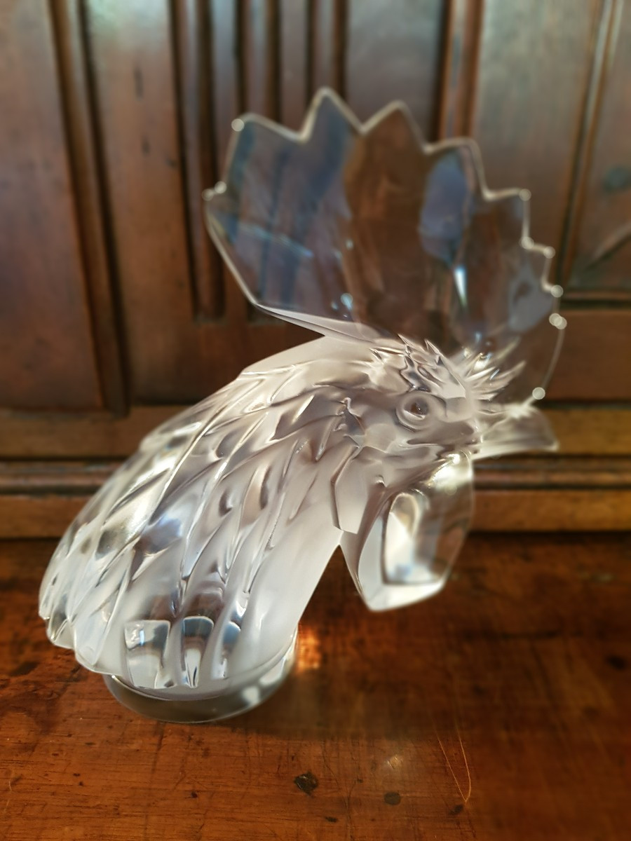 Tête de coq:  LALIQUE-photo-2