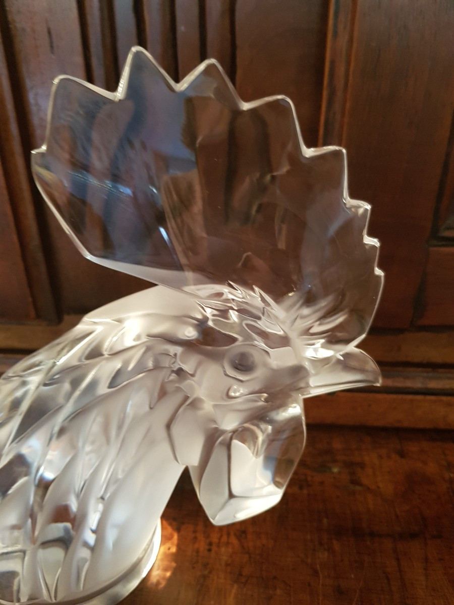Tête de coq:  LALIQUE-photo-4