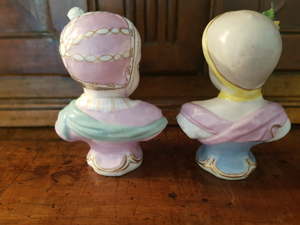 Paire de bustes porcelaine par SAMSON-photo-2
