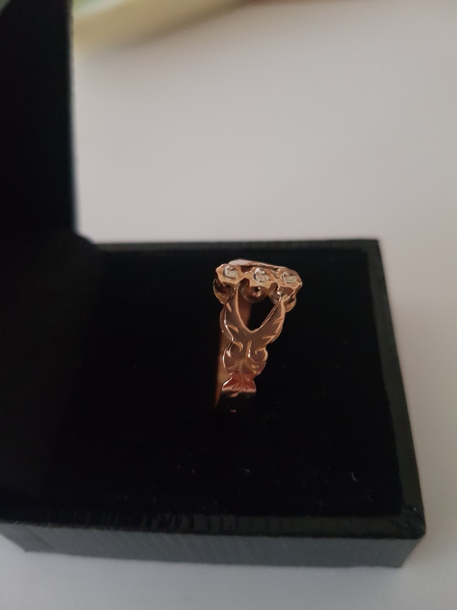 19th Century Gold And Diamond Ring-photo-2