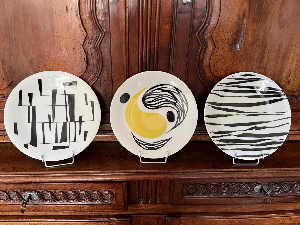 Assiettes " La Maîtrise GL Art Déco"