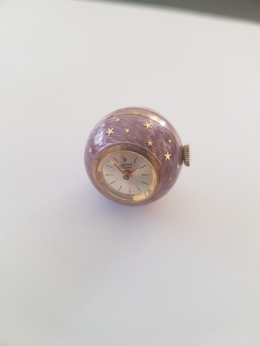 Montre-pendentif  boule suisse-photo-4