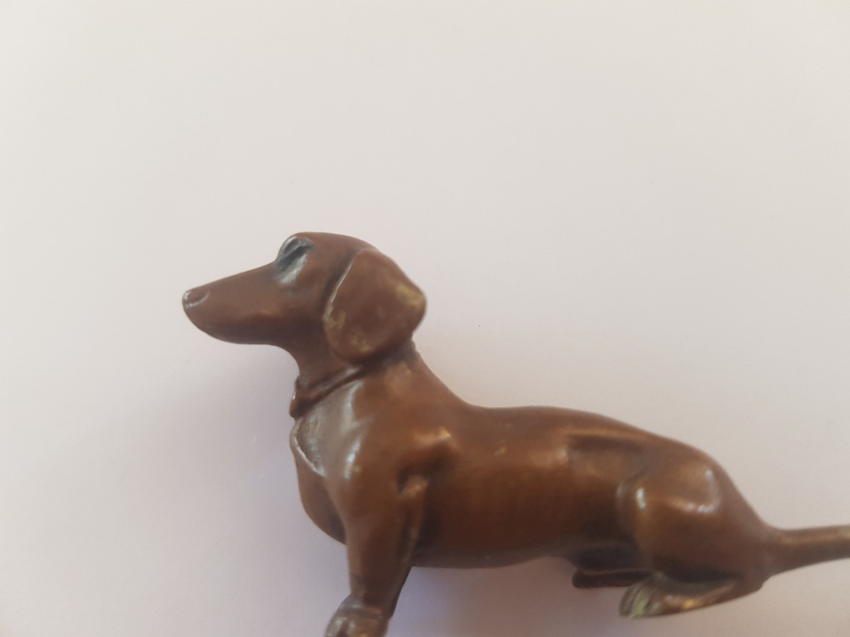 Deux bronzes de Vienne Teckels-photo-2