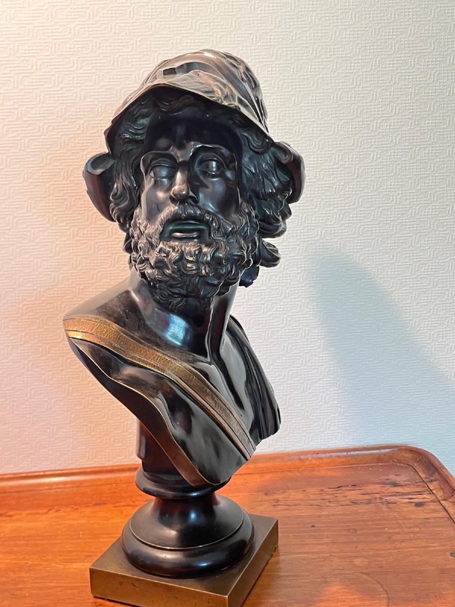 Bronze XIXème " Roi Mélénas"