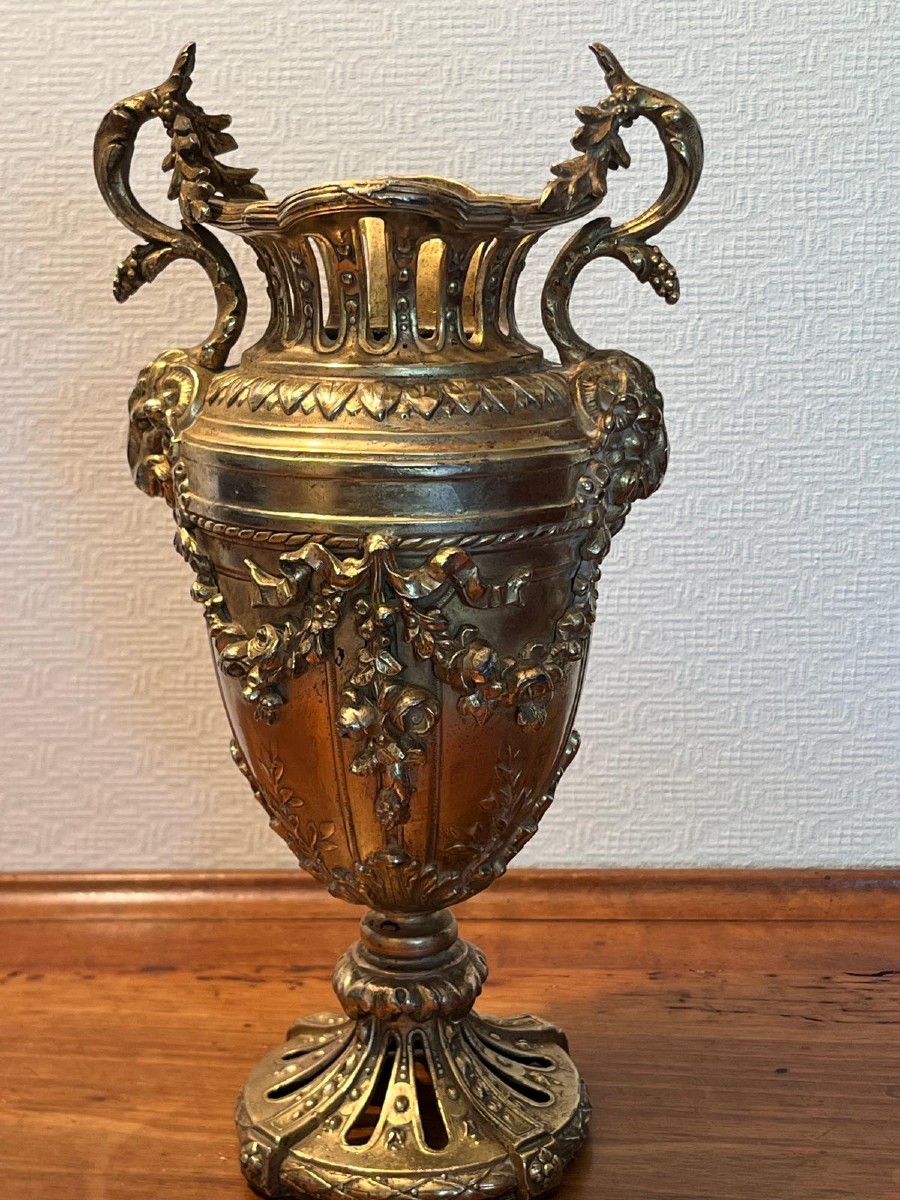 Xlxth Century Bronze Vase