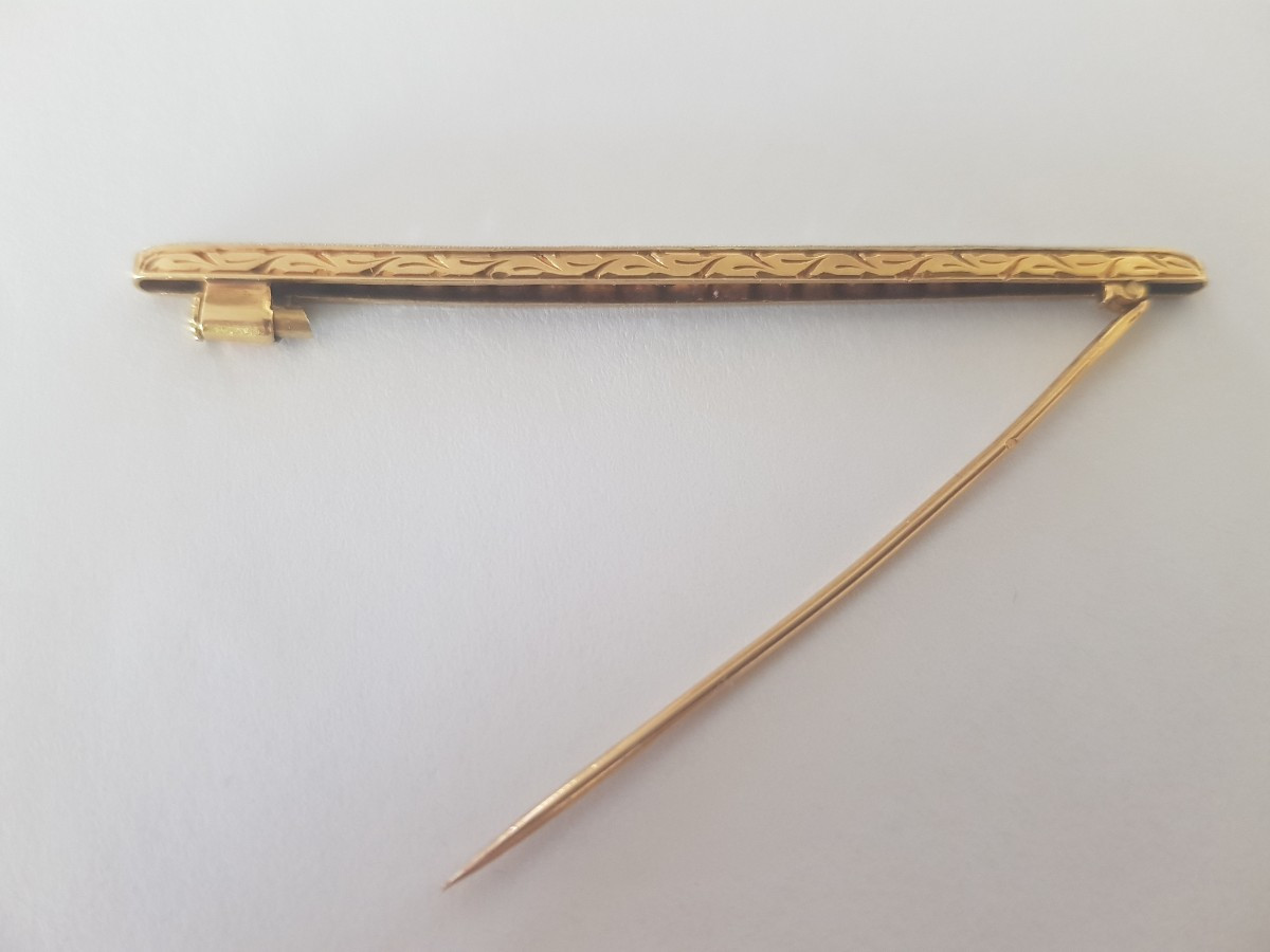 Gold-diamond Brooch-photo-2