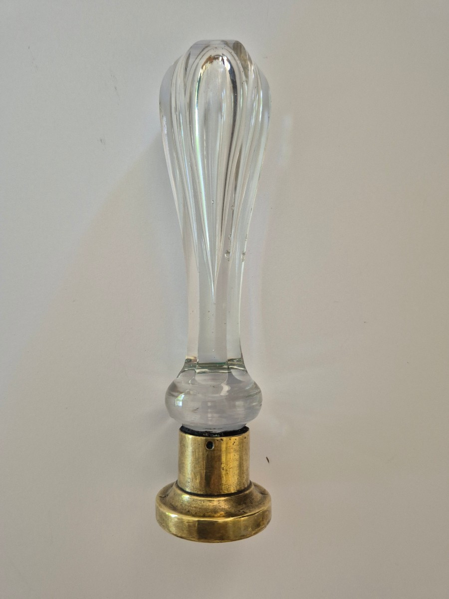 Fleurs De Lys Crystal-brass Seal