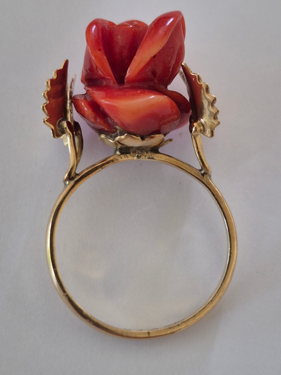 Gold-coral Ring-photo-4