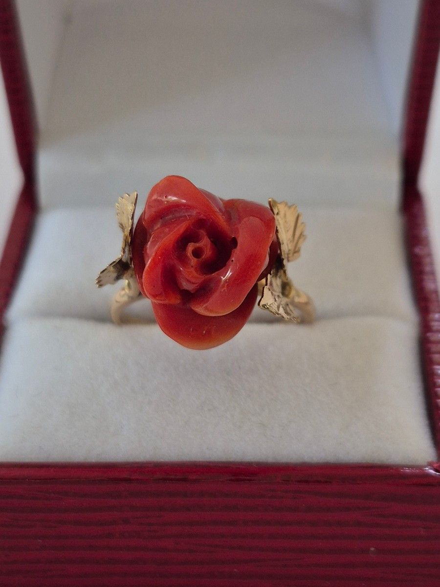 Gold-coral Ring-photo-1