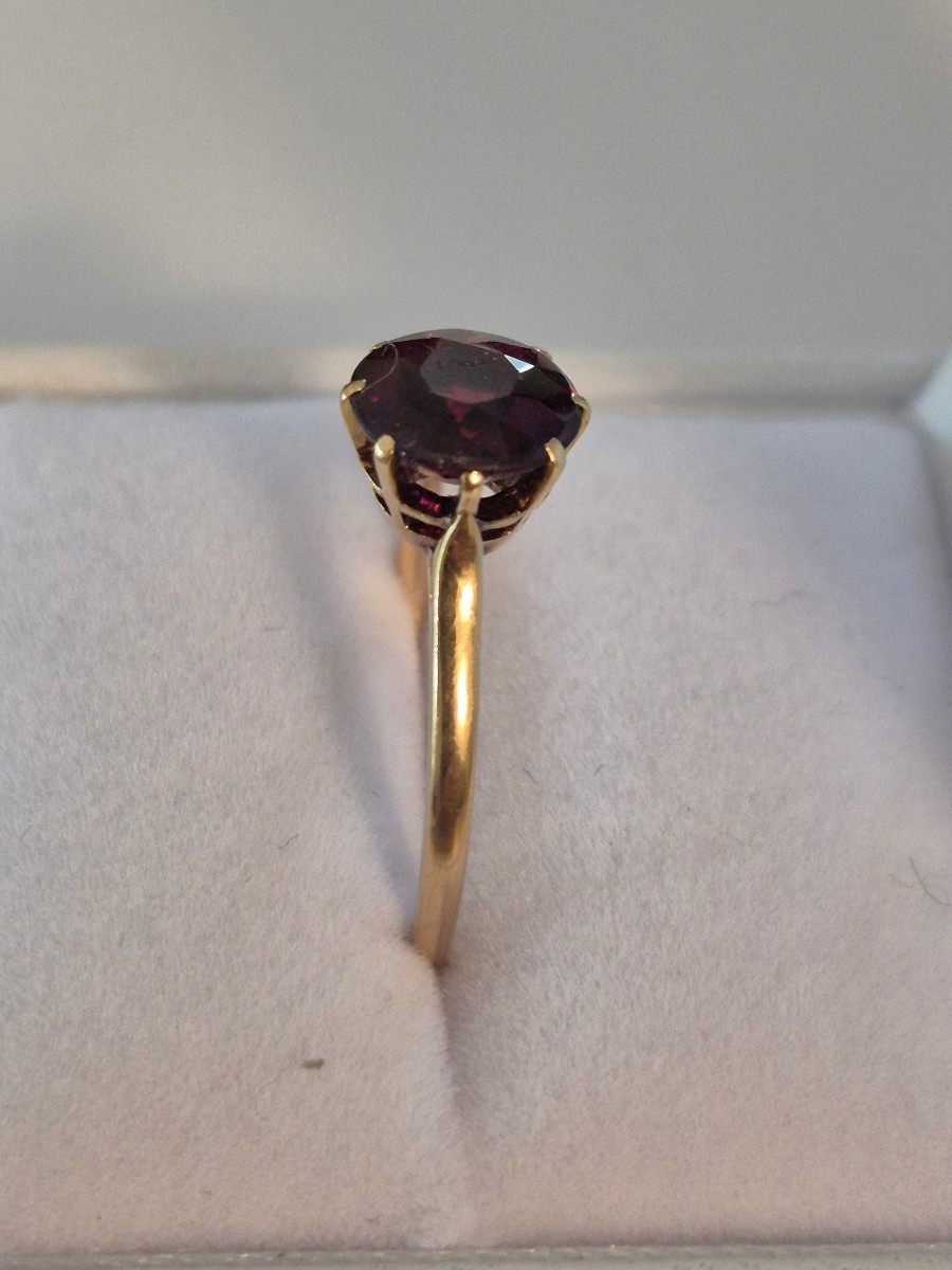 Gold-garnet Ring-photo-3