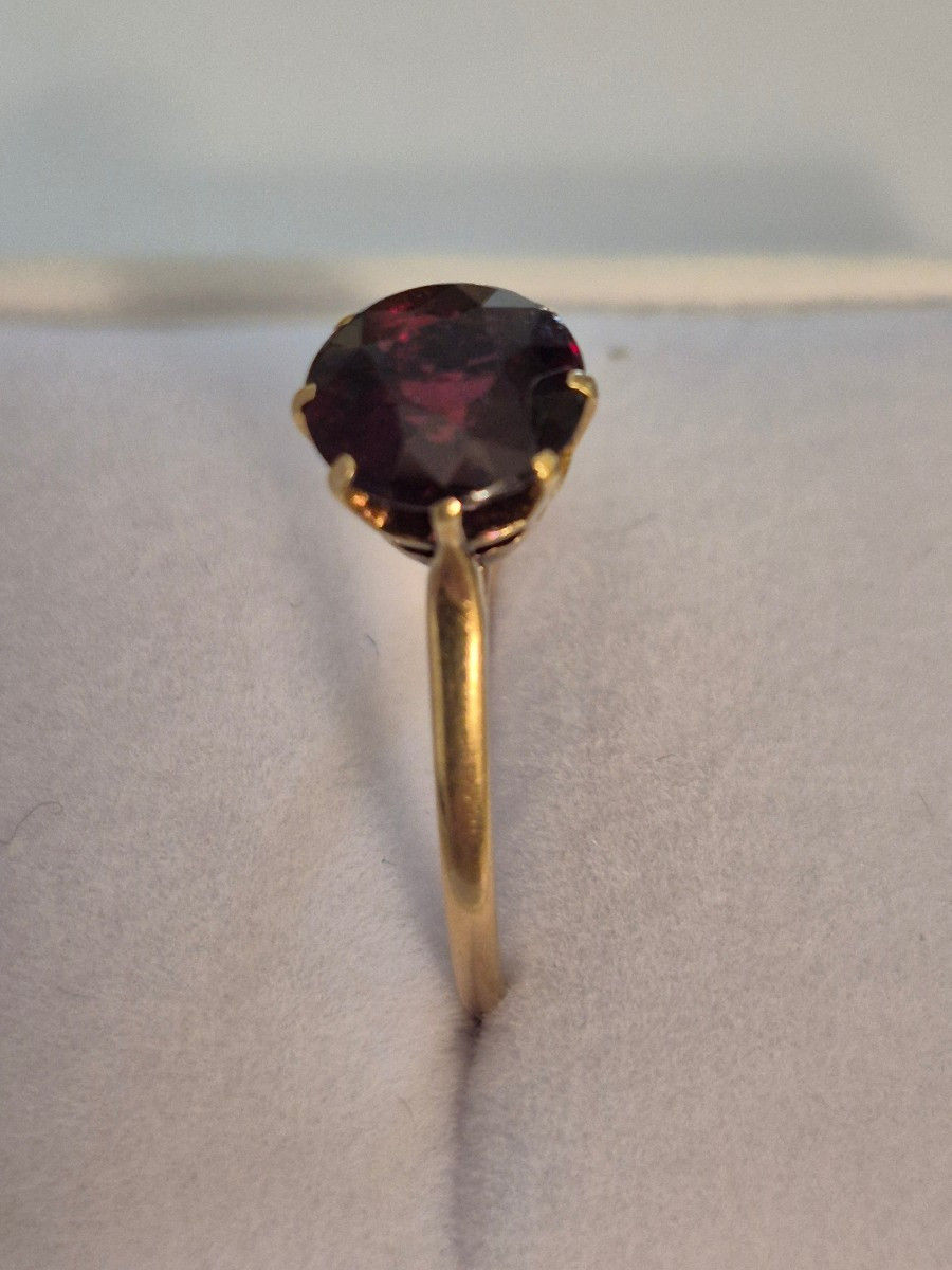 Gold-garnet Ring-photo-2
