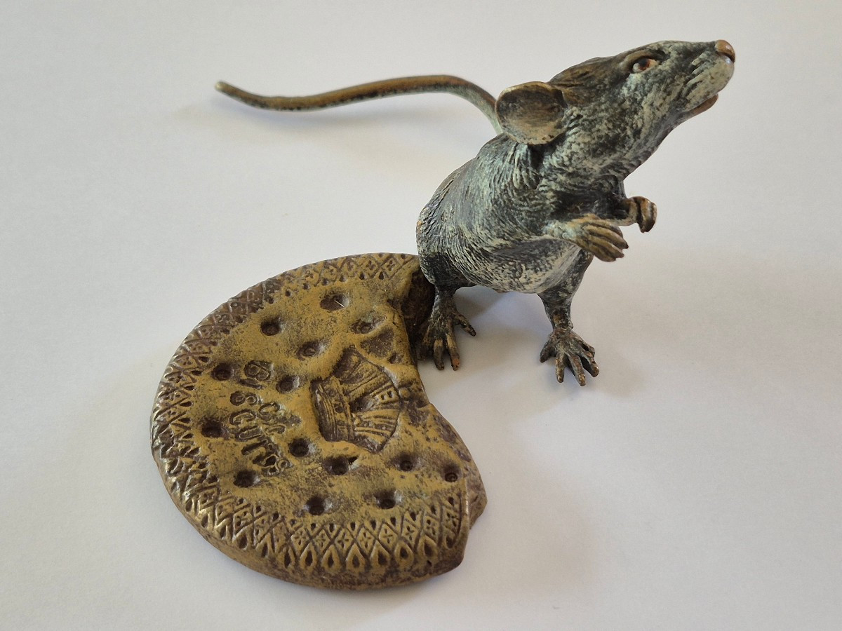 Vienna Bronze Mouse By Bergman