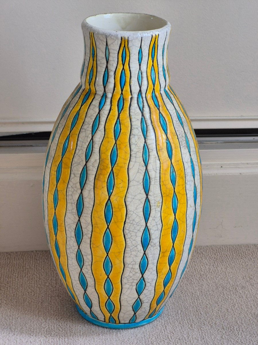 Vase Art déco par Catteau