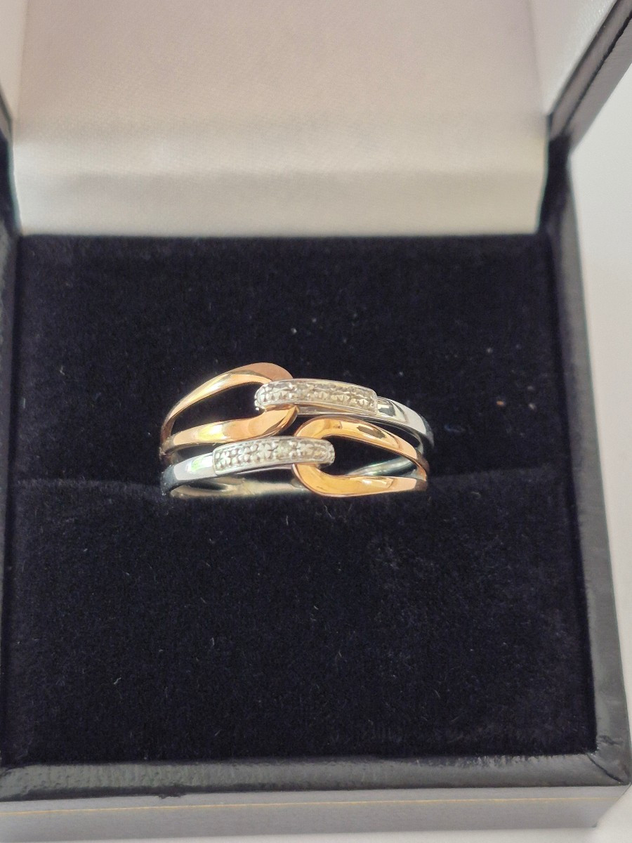 Modernist Gold-diamond Ring-photo-2