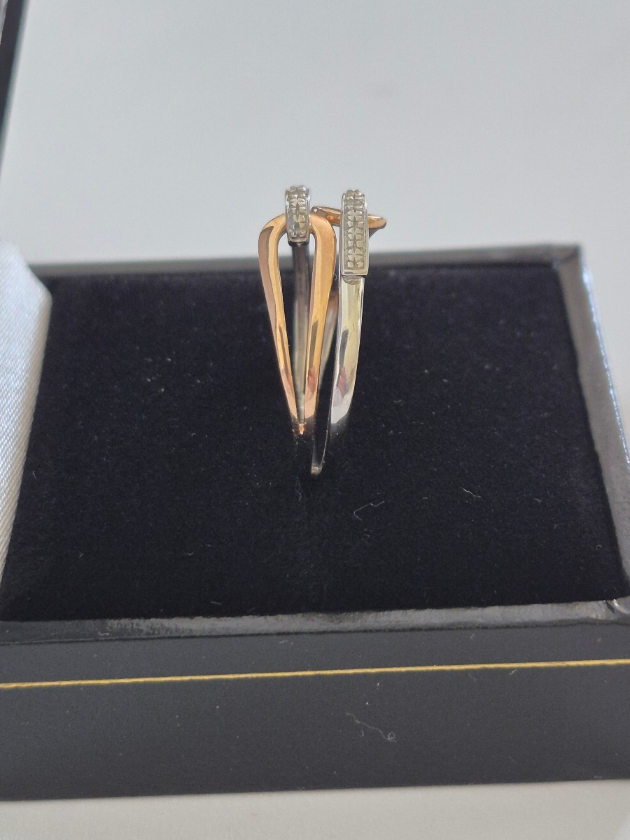 Modernist Gold-diamond Ring-photo-3