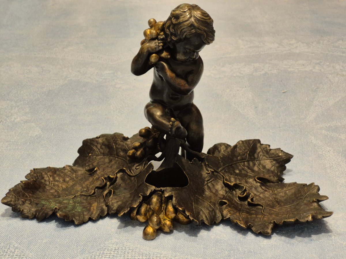 Encrier bronze Charles Cumberworth