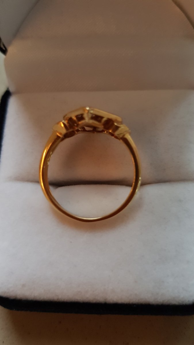 Gold And Diamond Ring-photo-1