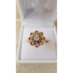 Gold And Diamond Ring