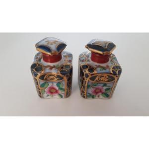 Pair Of Bayeux Flasks