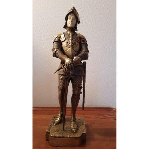 Bronze Joan Of Arc By Georges Omerth