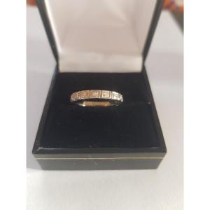 Gold And Diamond Wedding Band