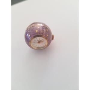 Montre-pendentif  boule suisse