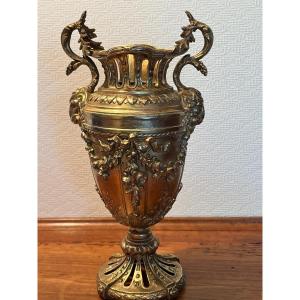 Xlxth Century Bronze Vase