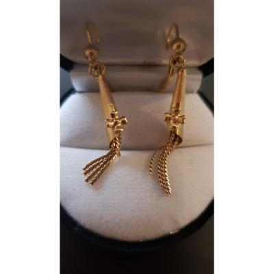 Gold Drop Earrings