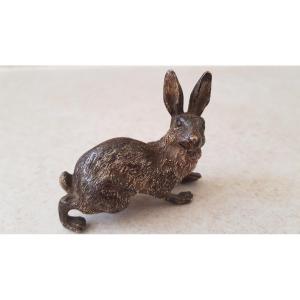 Vienna Bronze Hare Signed