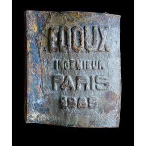 Section Fragment Of The Eiffel Tower Edoux Paris Engineer 1889 Piece Tower Part Piece 