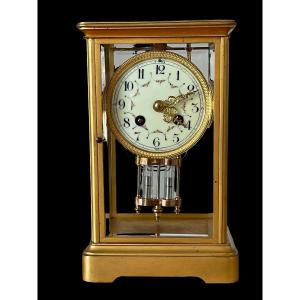 Luminous Cage Pendulum Mercury Balance Officer's Clock 
