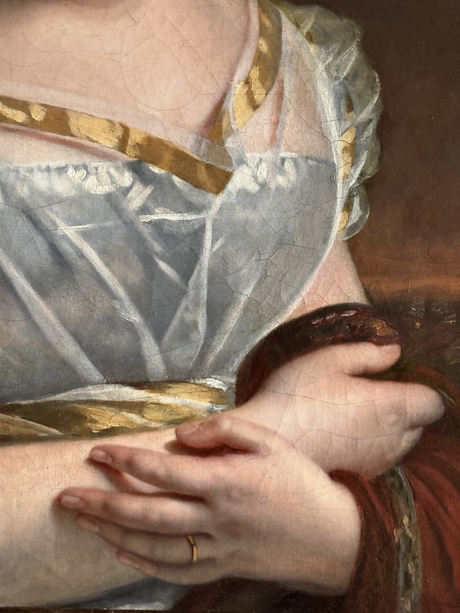 Portrait de Dame de qualité d’époque Empire, 1805-1810-photo-4