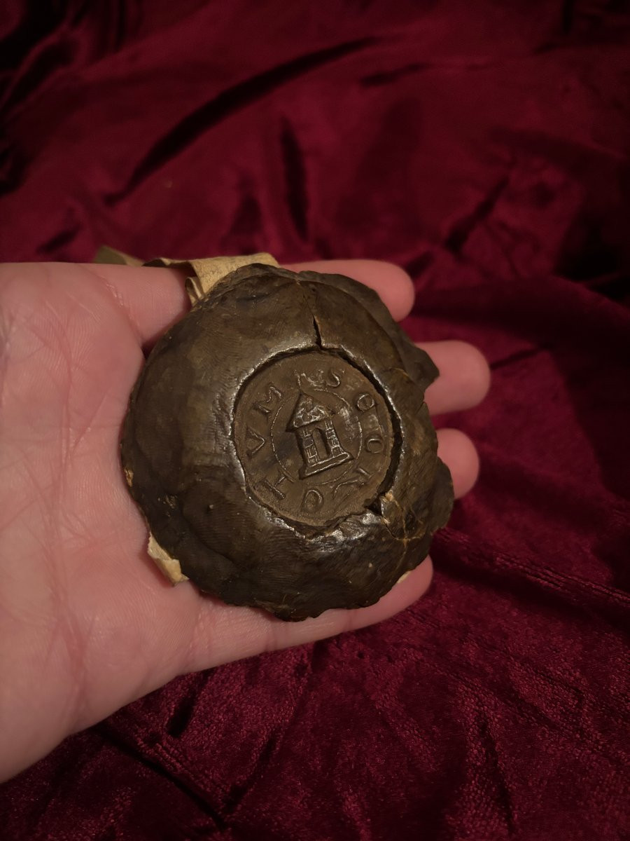 Medieval Seal Of The City Of Verdun, Circa 1240-photo-4