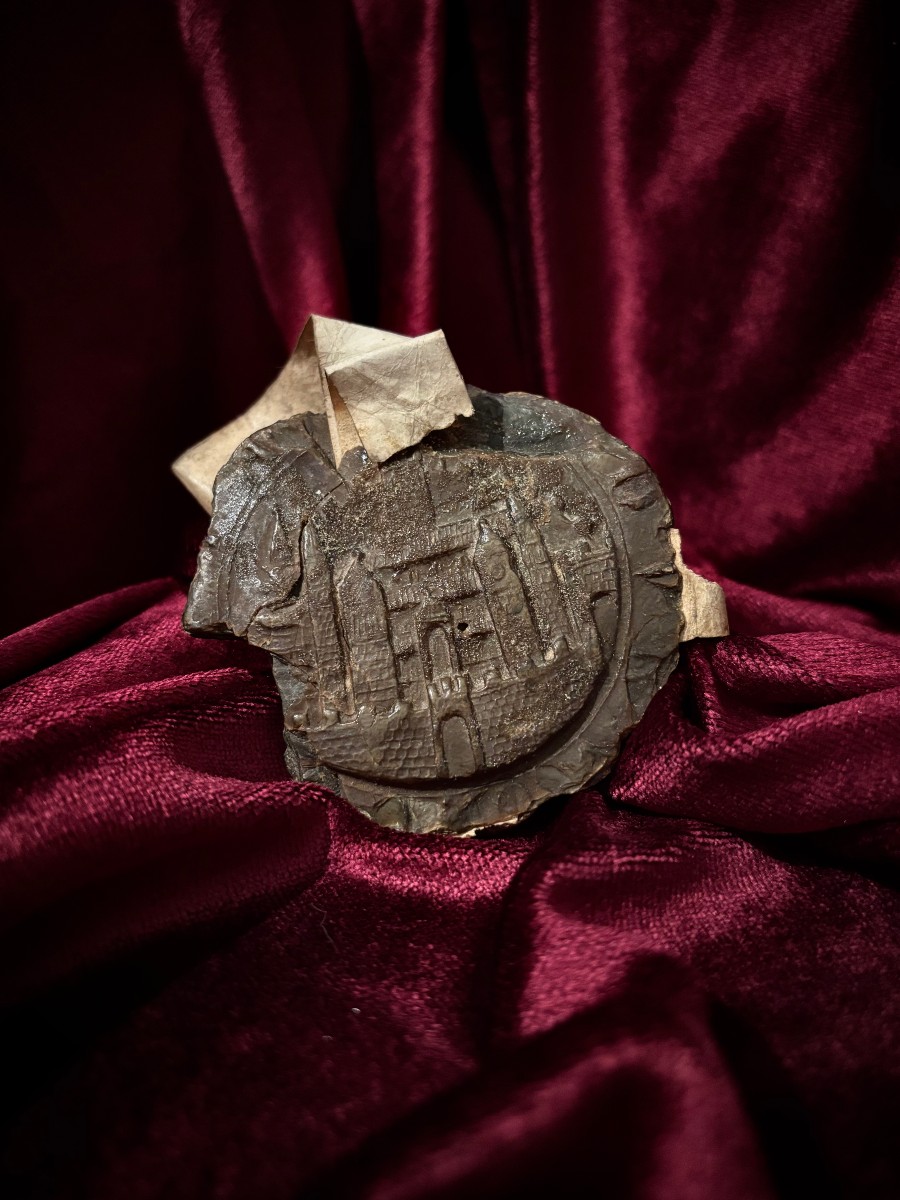 Medieval Seal Of The City Of Verdun, Circa 1240