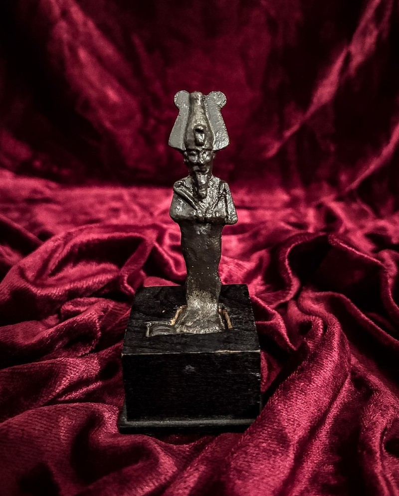 Statuette d'Osiris en bronze antique, Egypte, Basse Epoque (vers 664-332 av. J.-C.).