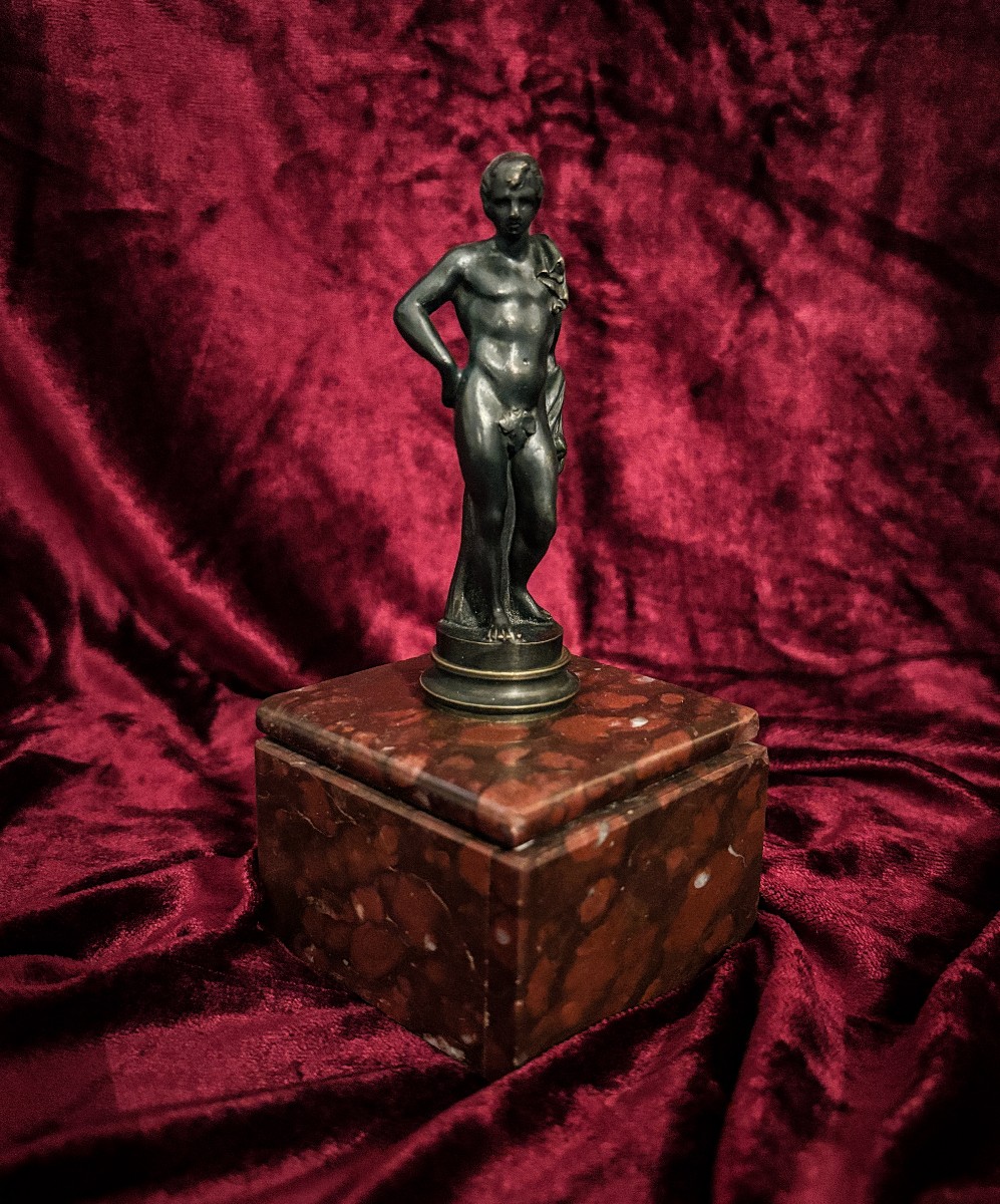 Statuette en bronze à patine brune - souvenir du Grand Tour, XIXe siècle
