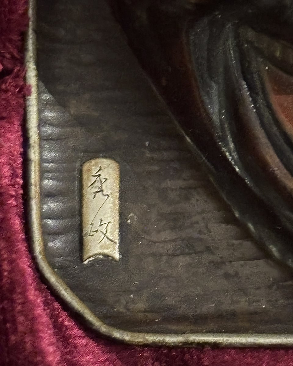 Bronze Document Clip - Japan, Meiji Era (1868-1912)-photo-3