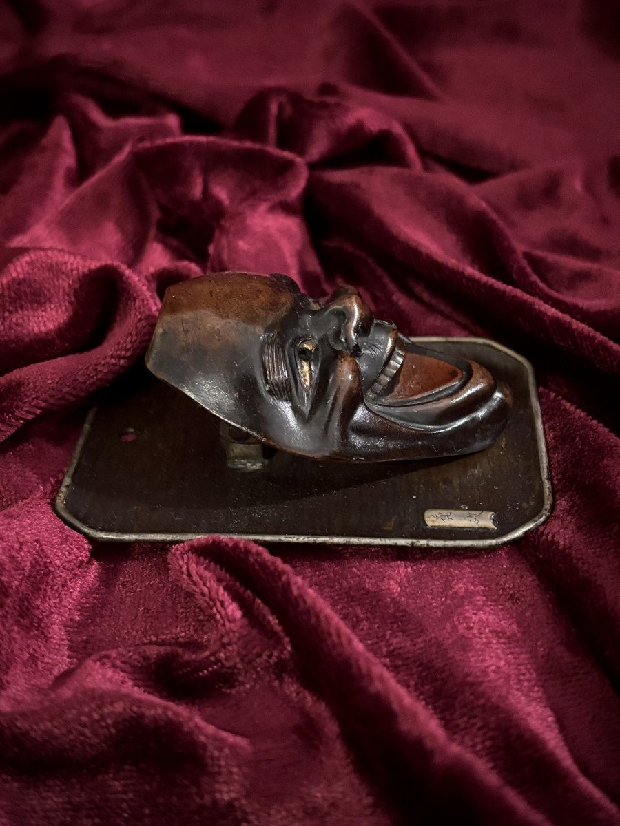 Bronze Document Clip - Japan, Meiji Era (1868-1912)-photo-3