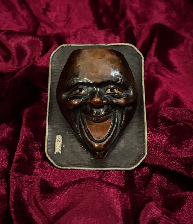 Pince document en bronze - Japon, Ère Meiji (1868-1912)