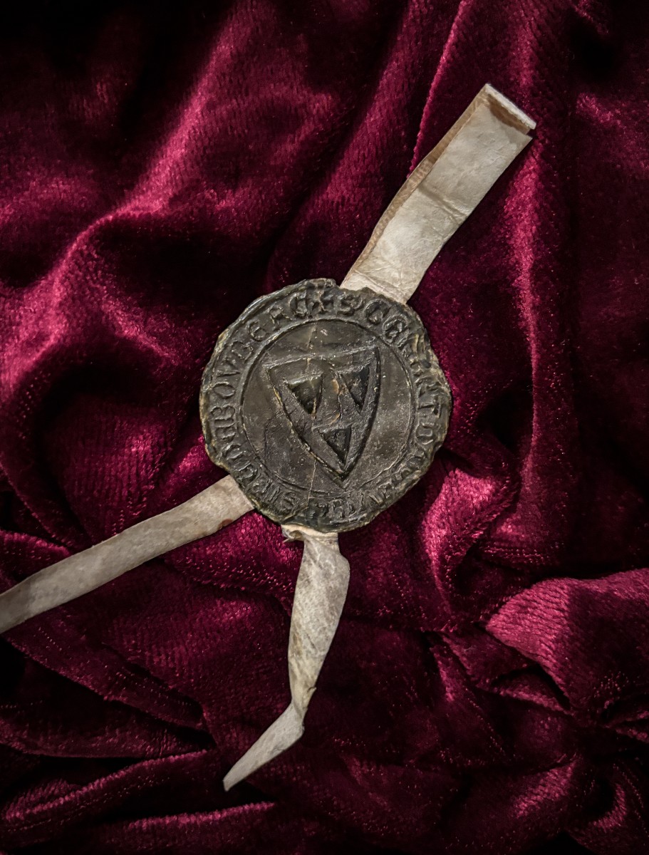 Medieval Knight's Seal, France, 13th-14th Century.