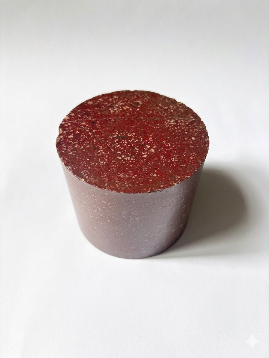 Socle en porphyre impérial d'Egypte-photo-3