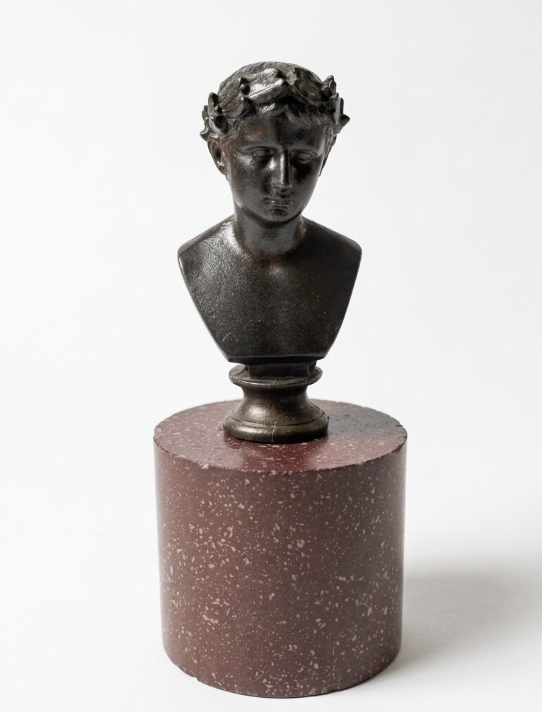 Socle en porphyre impérial d'Egypte-photo-4