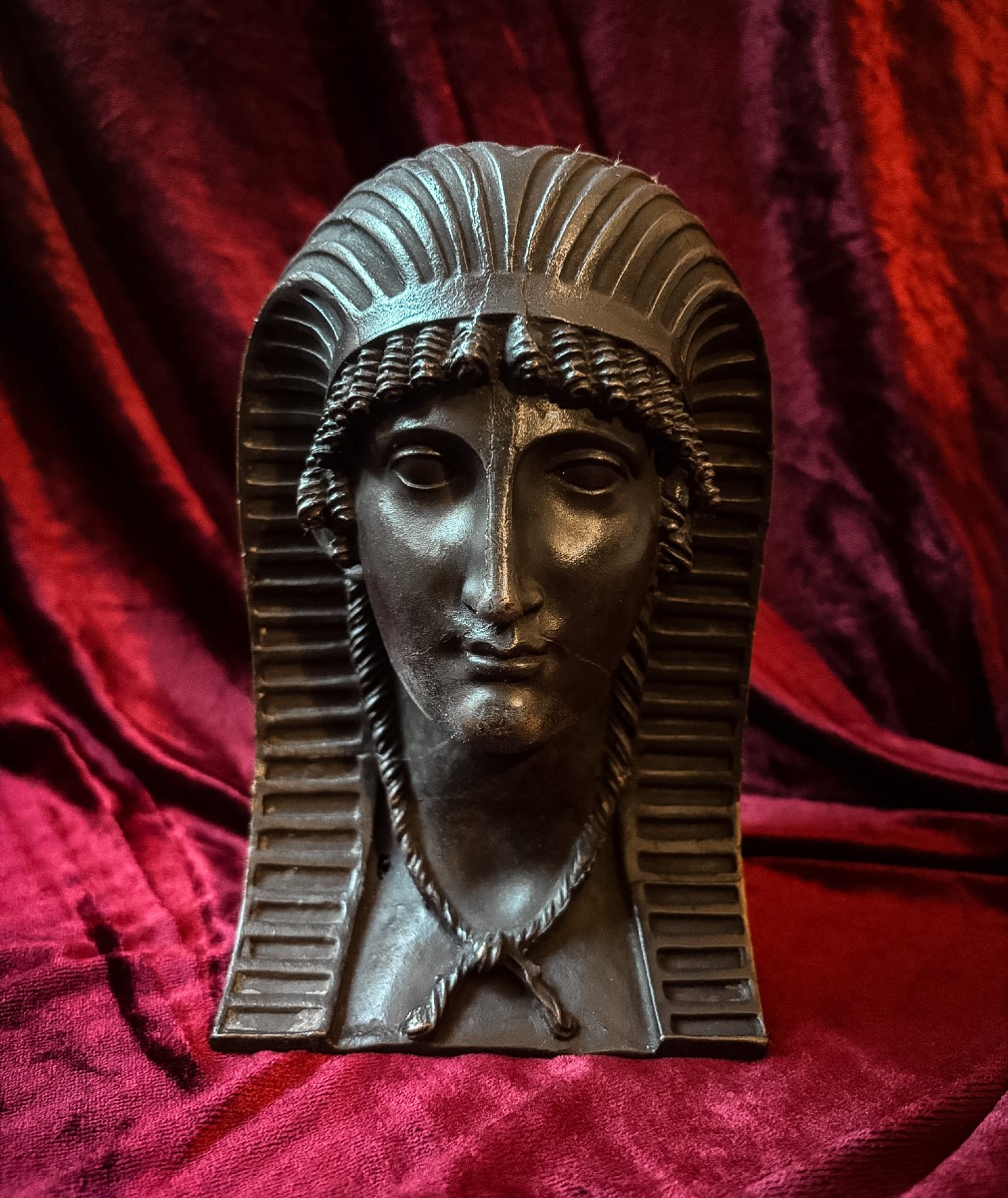 Tête en bronze Retour d'Egypte - époque Empire, XIXe siècle