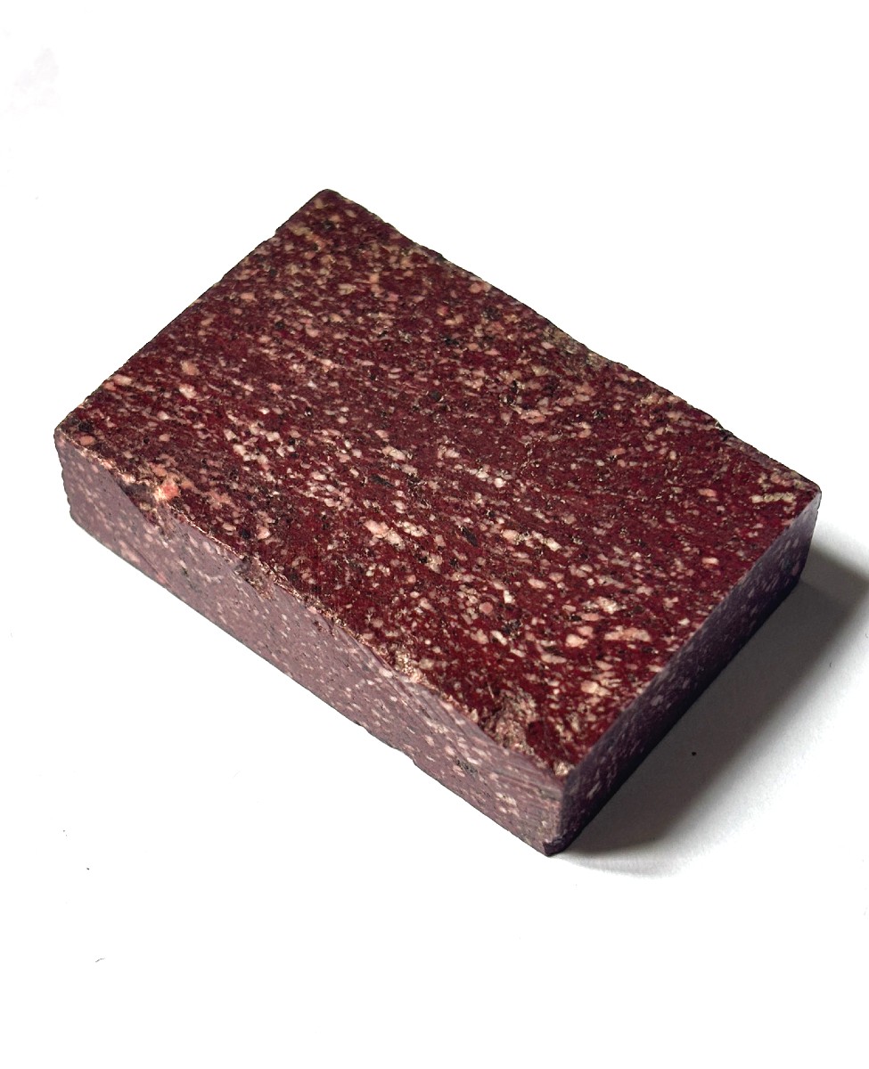 Rectangular Base In Imperial Egyptian Porphyry