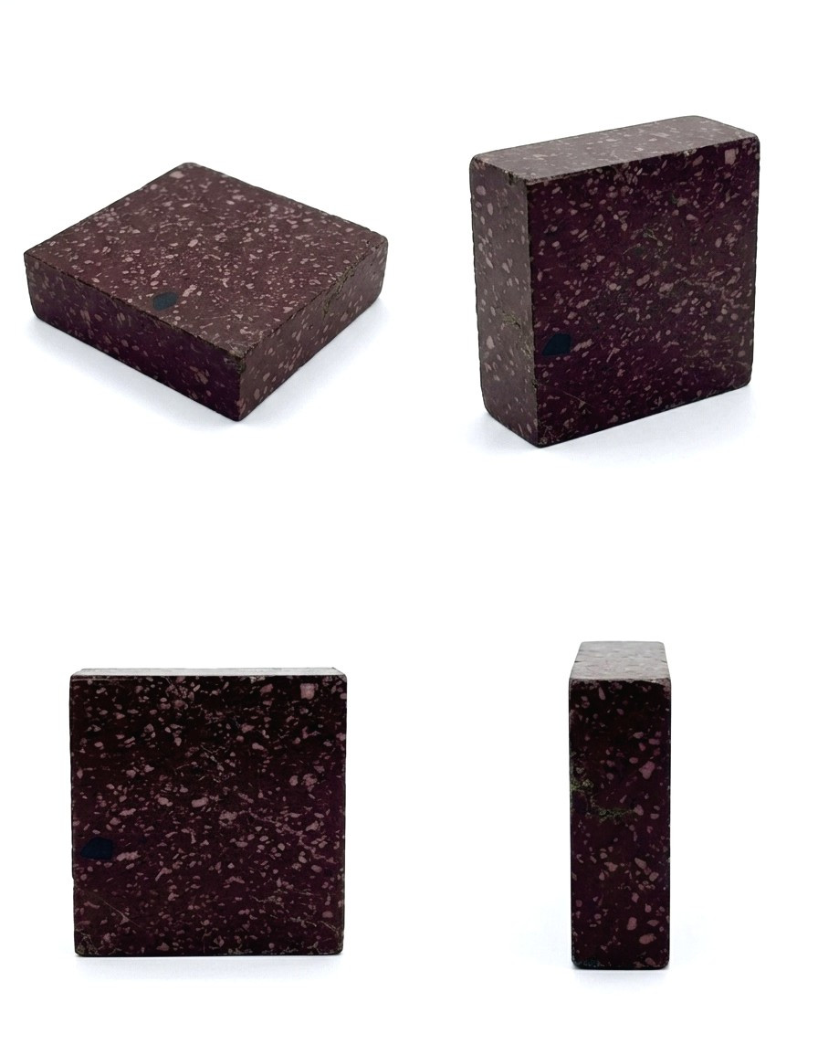 Base In Imperial Red Porphyry From Egypt-photo-2