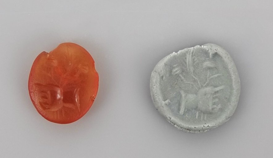 Intaille en agate - art romain Ier-IIe siècle-photo-2