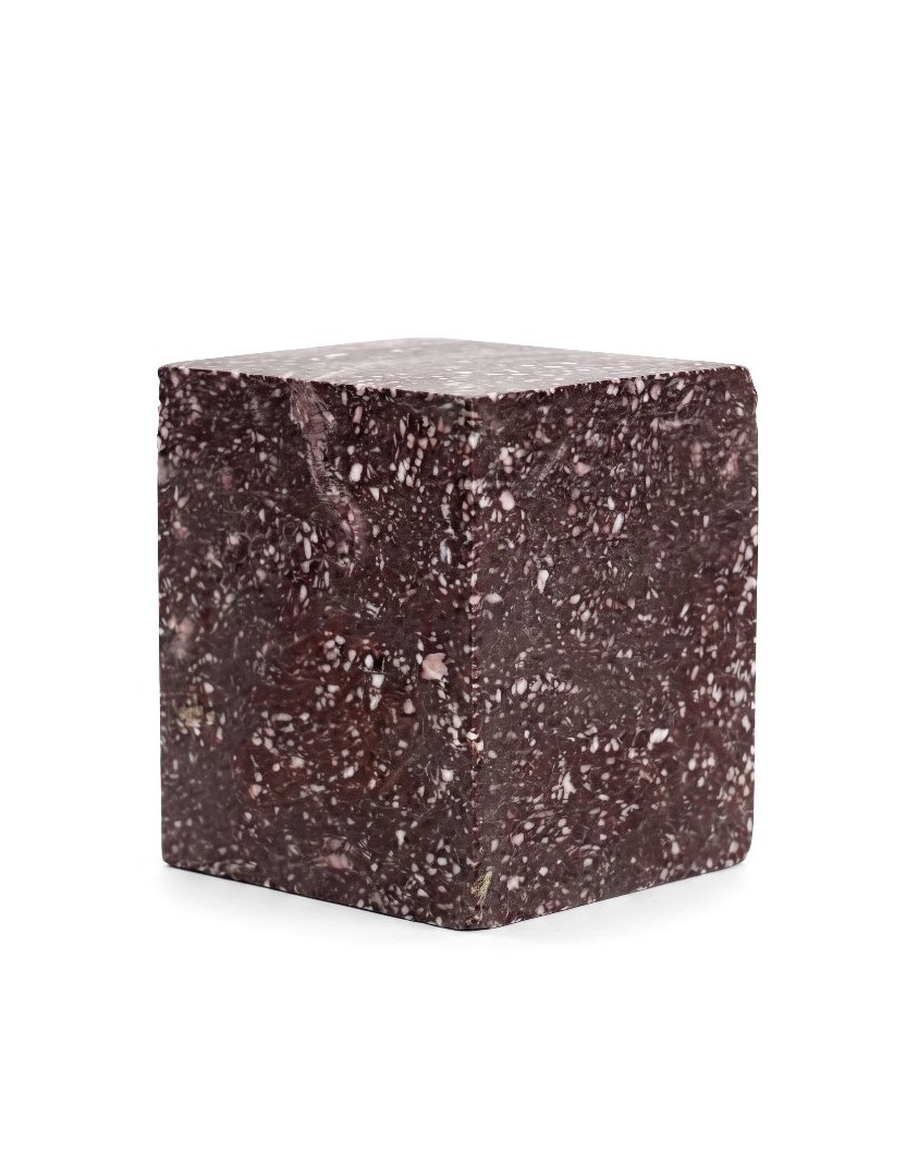 Socle en porphyre rouge impérial d'Egypte 