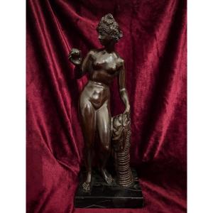 Vénus en bronze à l'antique - fin du XIXe siècle.