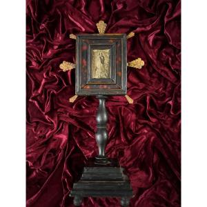 Reliquaire ostensoir de dévotion, Espagne, XIXe siècle