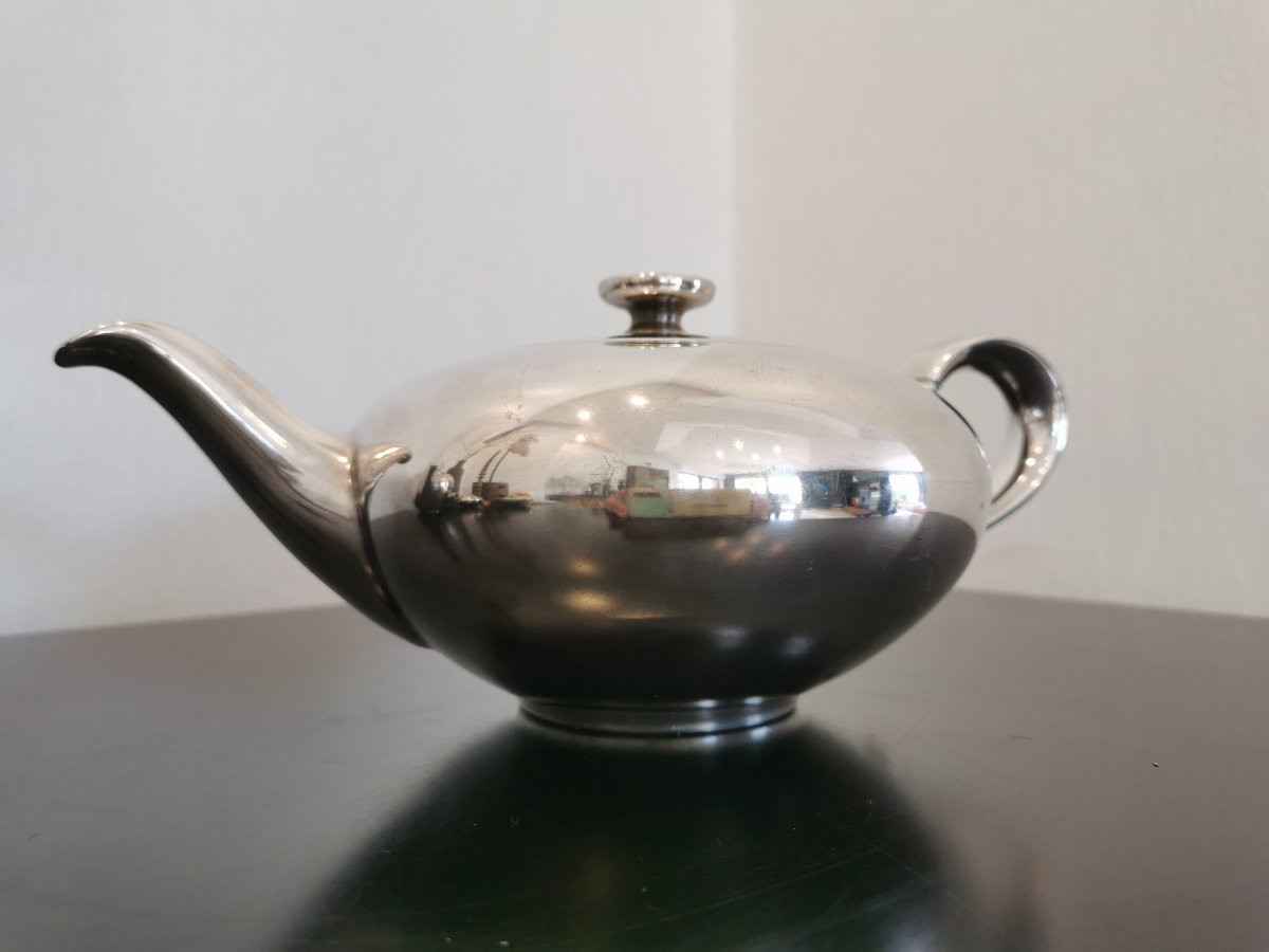 Heinrich German Porcelain House Ceramic And Silver Tea And Coffee Set -photo-8